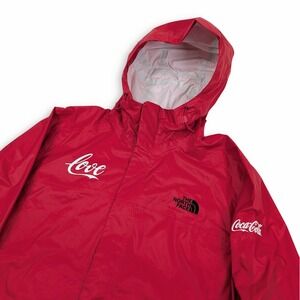 The North Face DryVent Rain Jacket Mens Large Red CocaCola Coke Love WorldPride